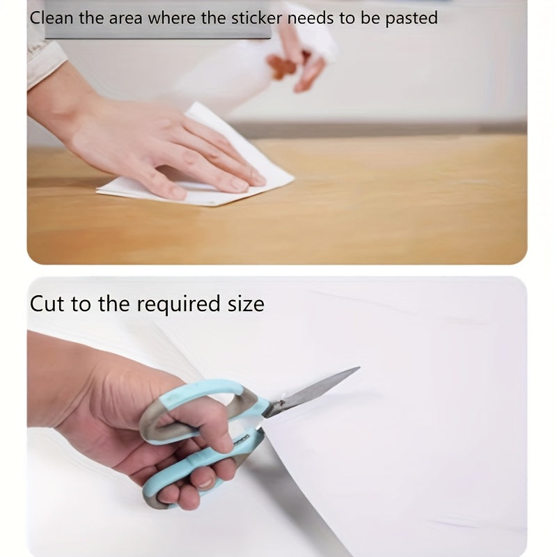 Papier peint adhésif en PVC effet brique pour la cuisine amovible, gros plan sur la matière