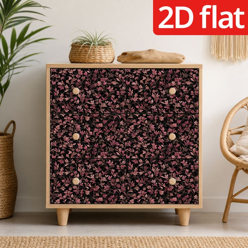 Papier peint adhésif en PVC à motif damassé style baroque pour la cuisine