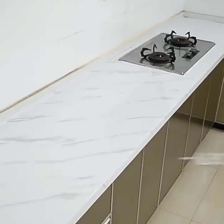 Papier peint adhésif en PVC effet brique pour la cuisine amovible, autre coloris
