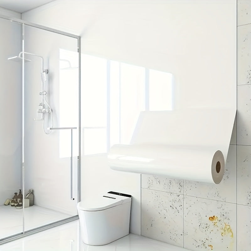 Papier peint adhésif en PVC texturé pour la salle de bain imperméable, épaisseur 0.12 mm