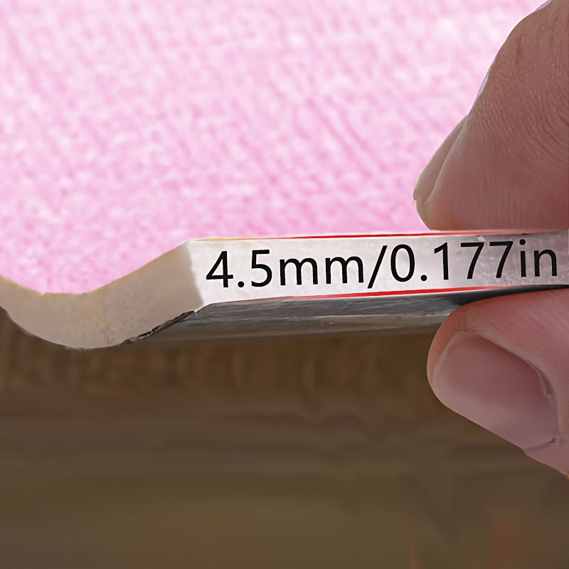 Papier peint adhésif texturé imperméable de 9 mm, gros plan sur la matière