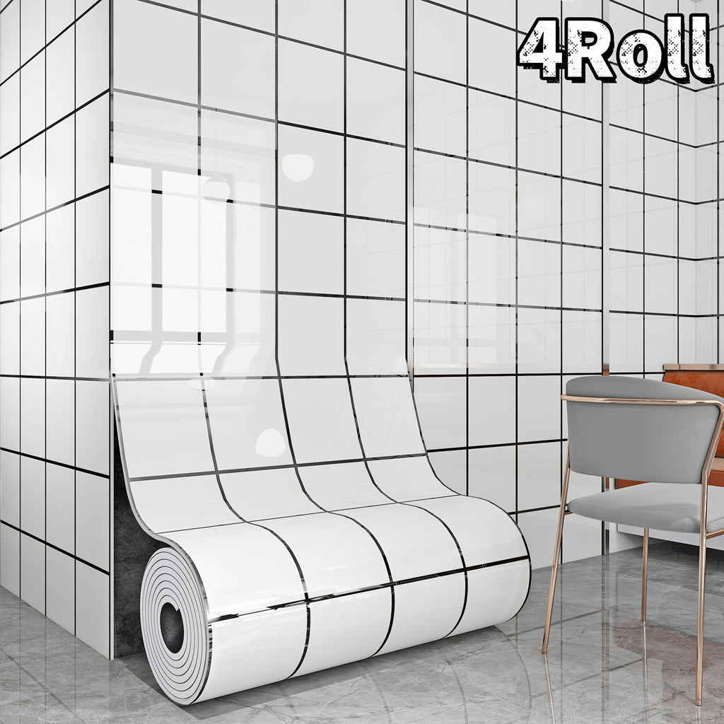 Large grille blanche / 4Rouleau