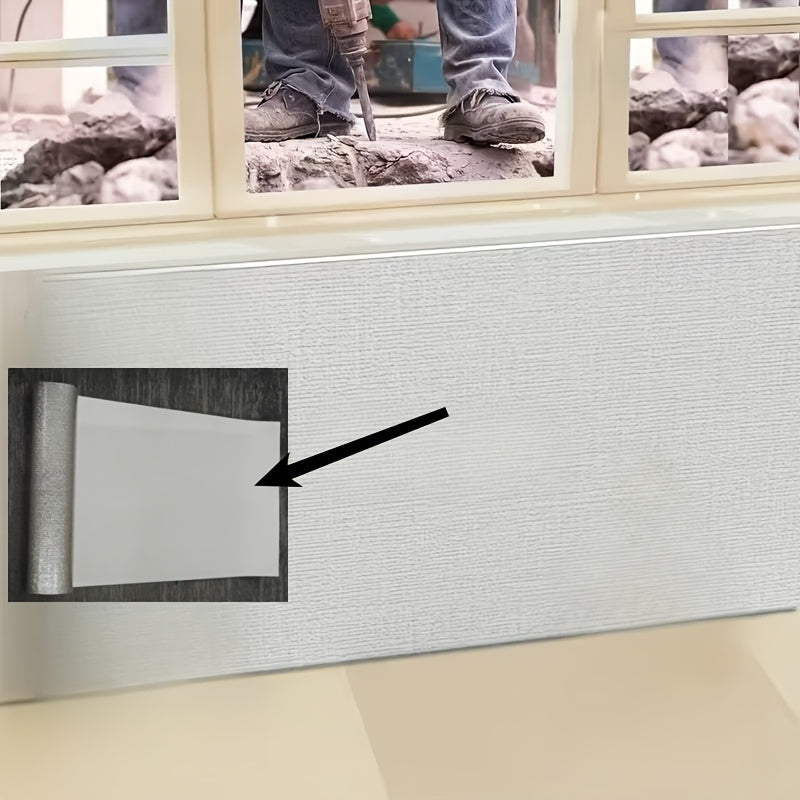 Panneau mural adhésif en PET texturé isolant, autre coloris