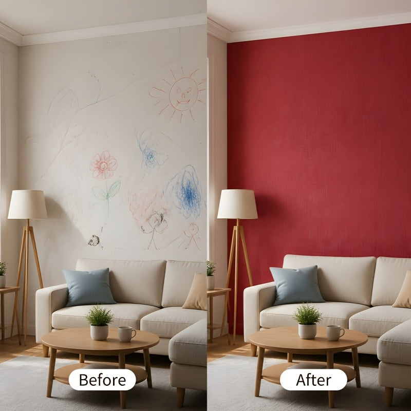 Papier peint adhésif en PVC texturé pour la chambre amovible à impression UV