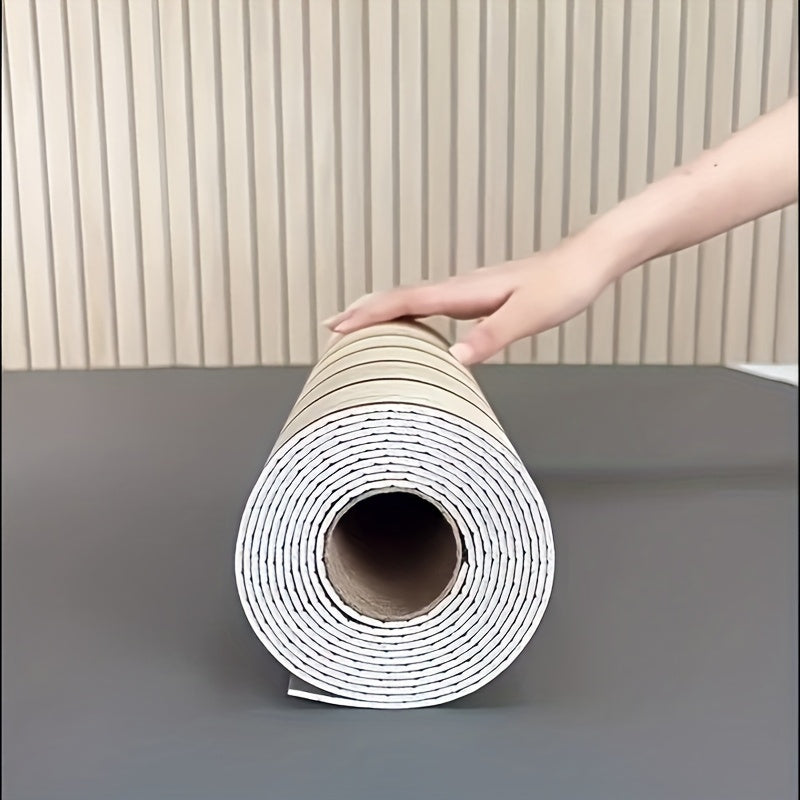 Papier peint adhésif tasseaux bois, rouleau seul ou par 3
