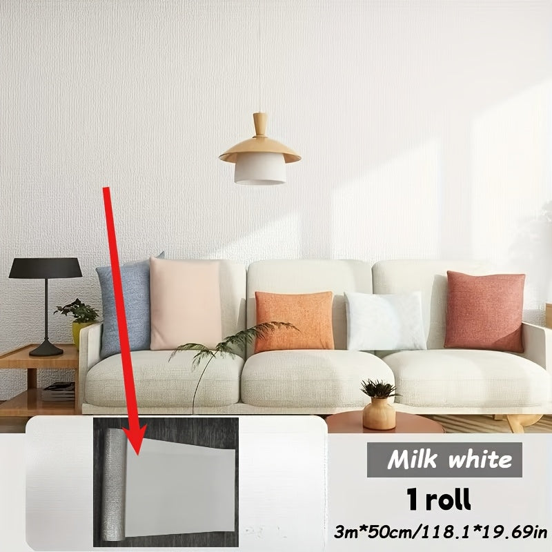 Panneau mural adhésif en PET texturé isolant, visuel produit