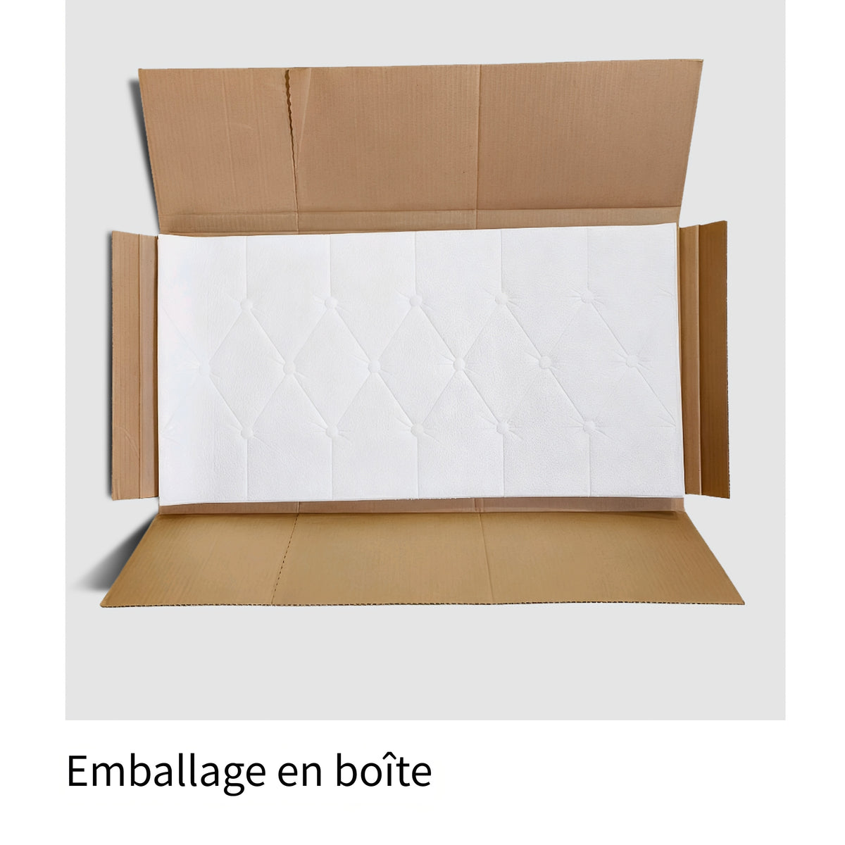 Papier peint adhésif en mousse XPE texturé imperméable de 5 mm, visuel produit
