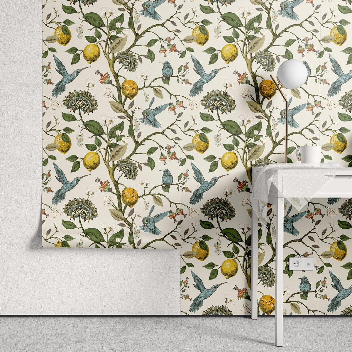 Papier peint adhésif en PVC à motif animalier amovible à raccord sauté, le rouleau