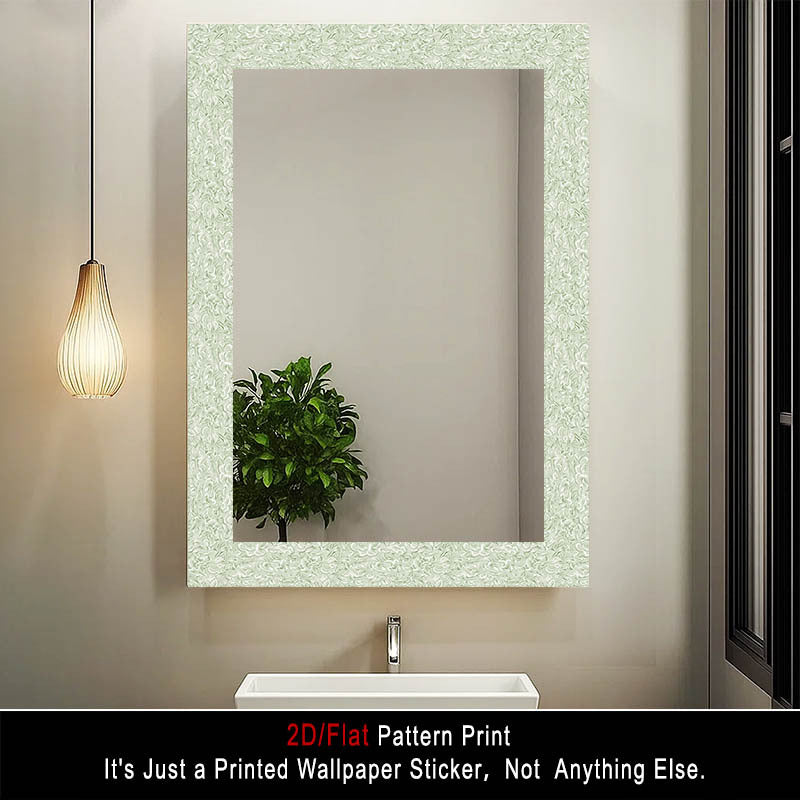 Papier peint en PVC à motif feuillage amovible, mise en situation