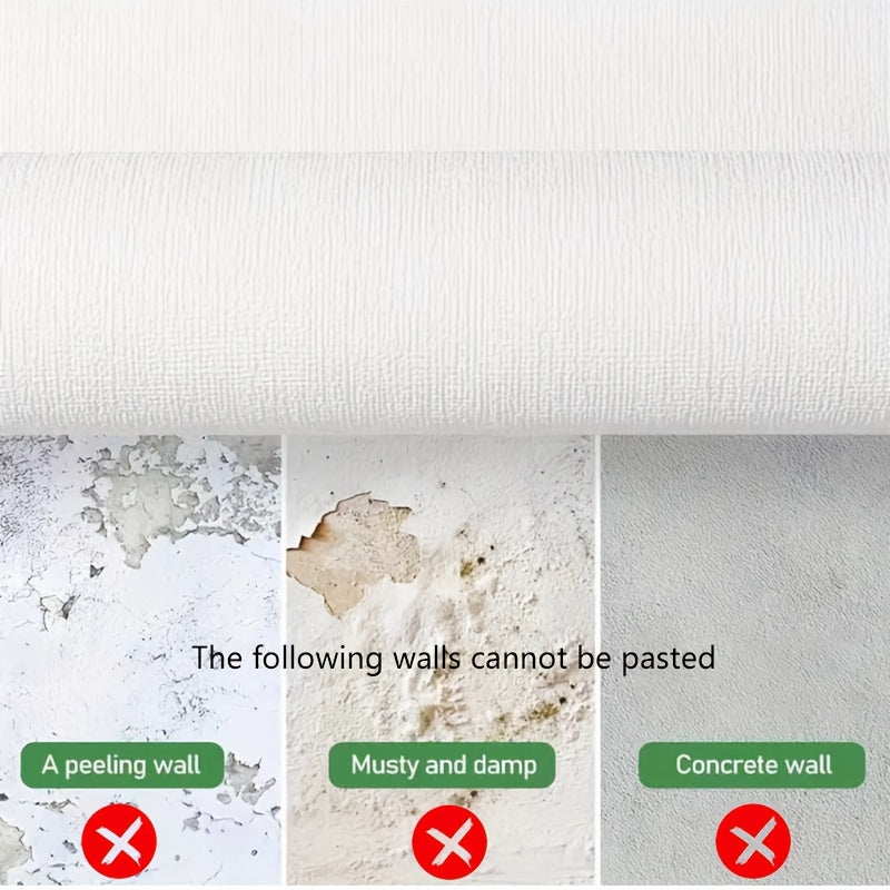 Papier peint en mousse XPE texturé isolant, mise en situation