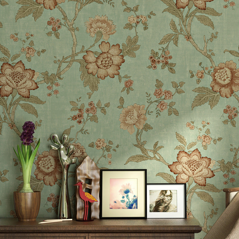 Papier peint à encoller à motif géométrique, vue de détail