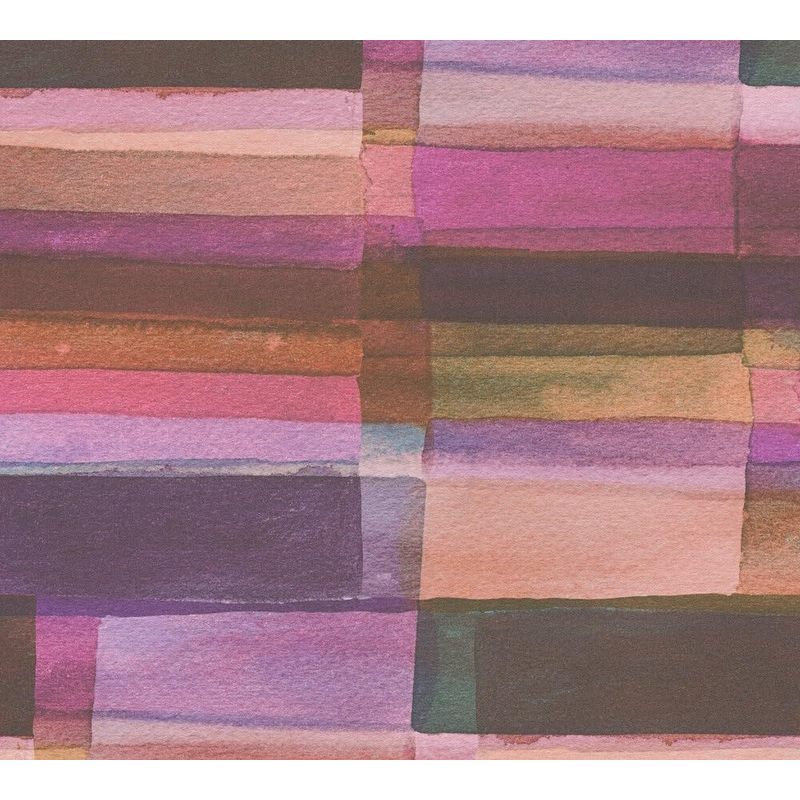 Papier peint à motif fleuri, le rouleau