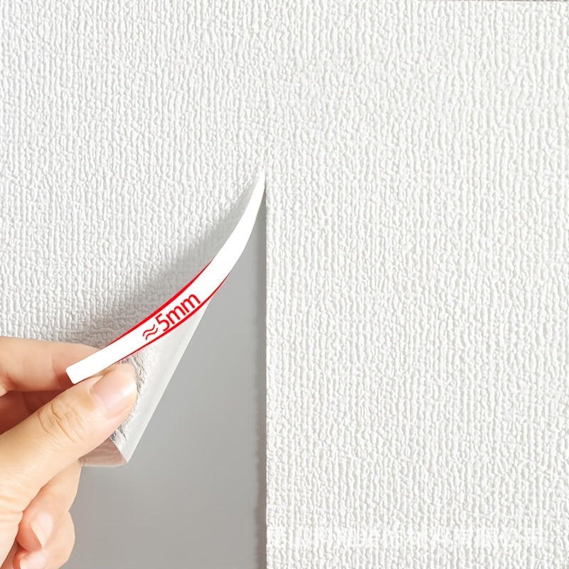 Papier peint en mousse XPE texturé isolant, le rouleau