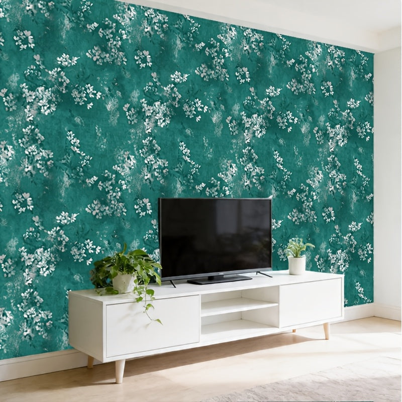 Papier peint à encoller à motif fleuri