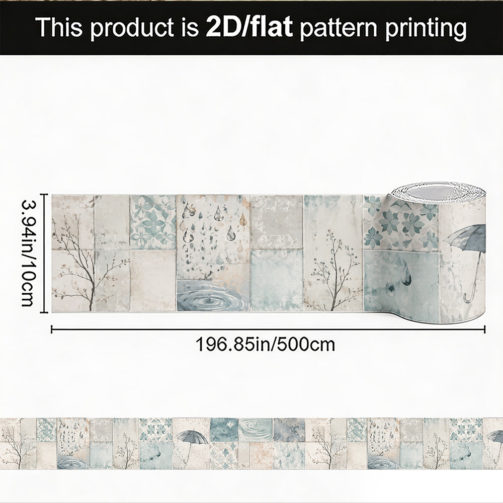 Papier peint adhésif en vinyle à motif feuillage
