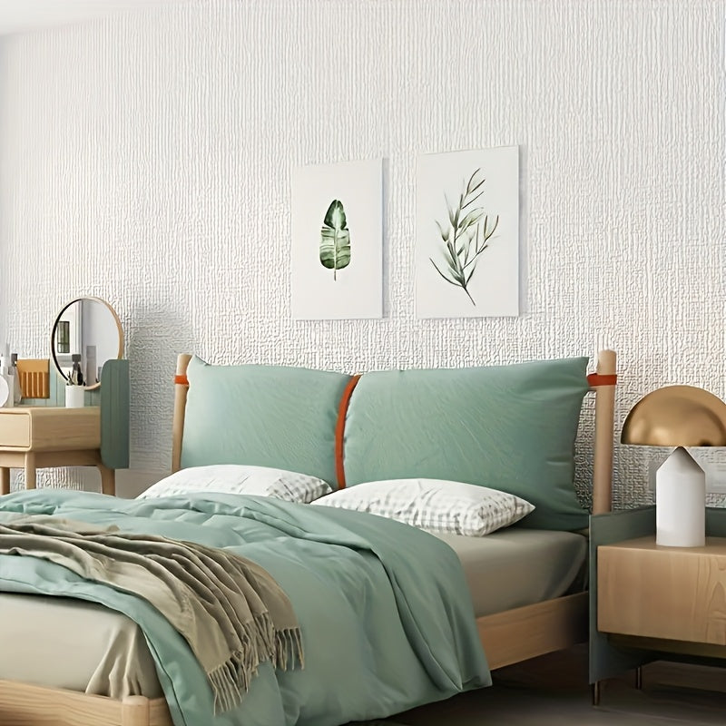 Papier peint adhésif en mousse XPE texturé amovible de 1.5 mm à raccord libre