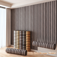 Panneau mural adhésif en PVC texturé à relief 3D de 2.3 mm