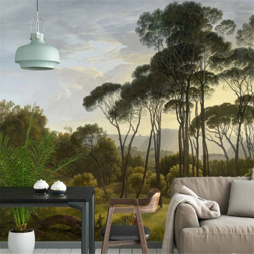 Papier peint panoramique paysage pour la chambre