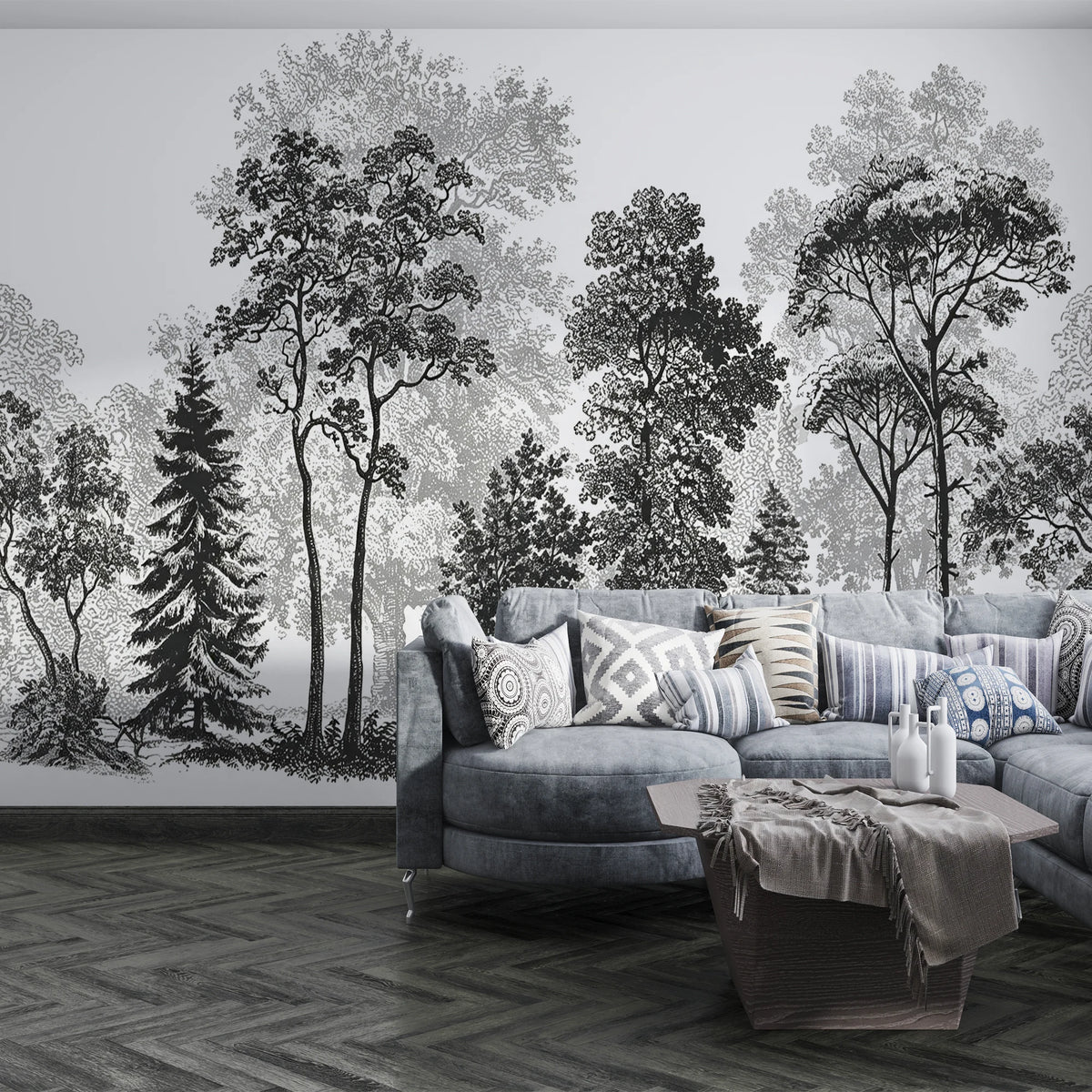 Papier peint panoramique paysage pour la chambre