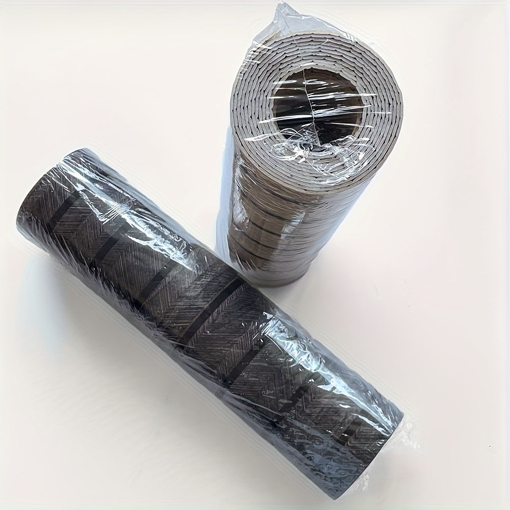 Papier peint adhésif tasseaux bois, rouleau seul ou par 3