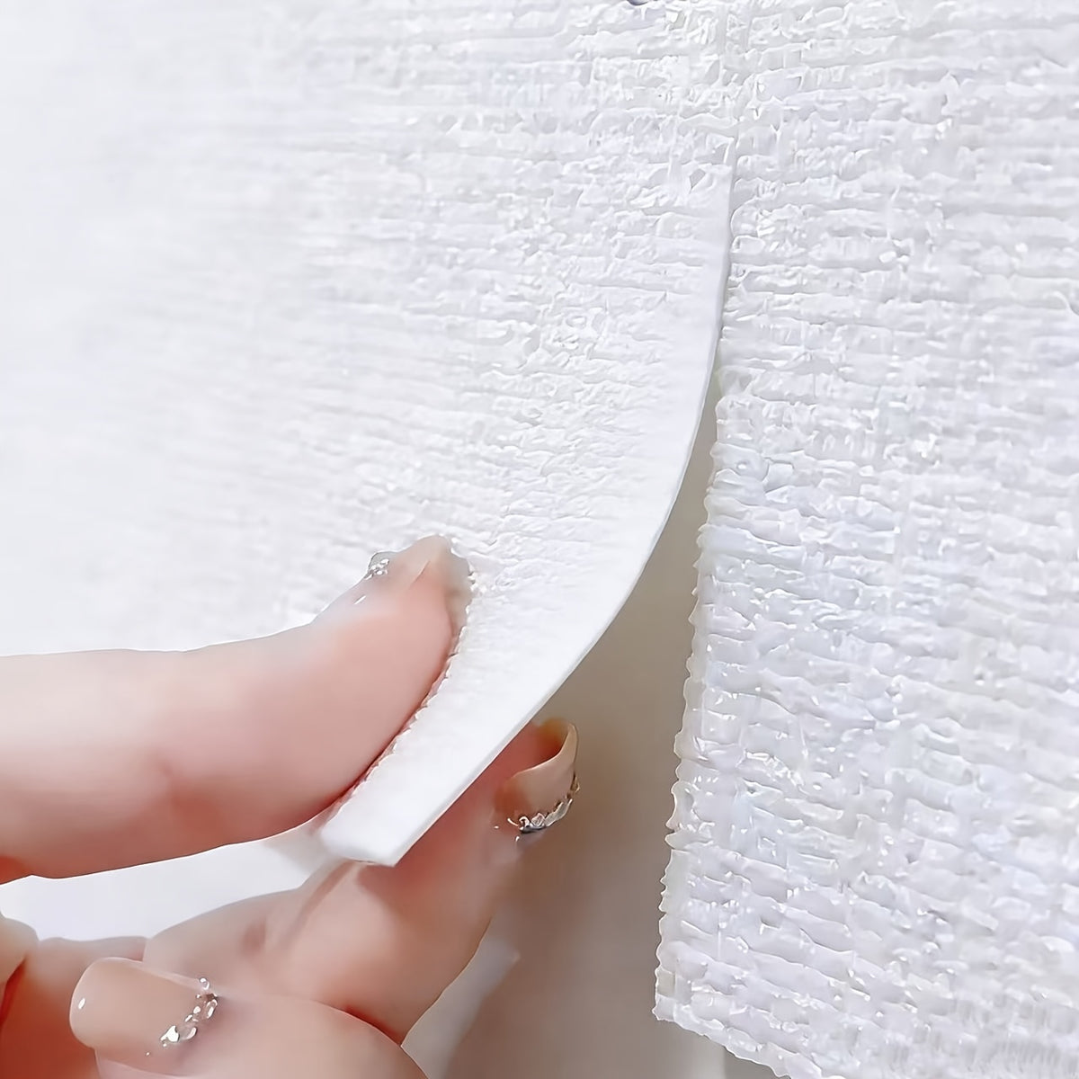 Panneau mural adhésif en PVC texturé amovible de 15 mm, autre coloris