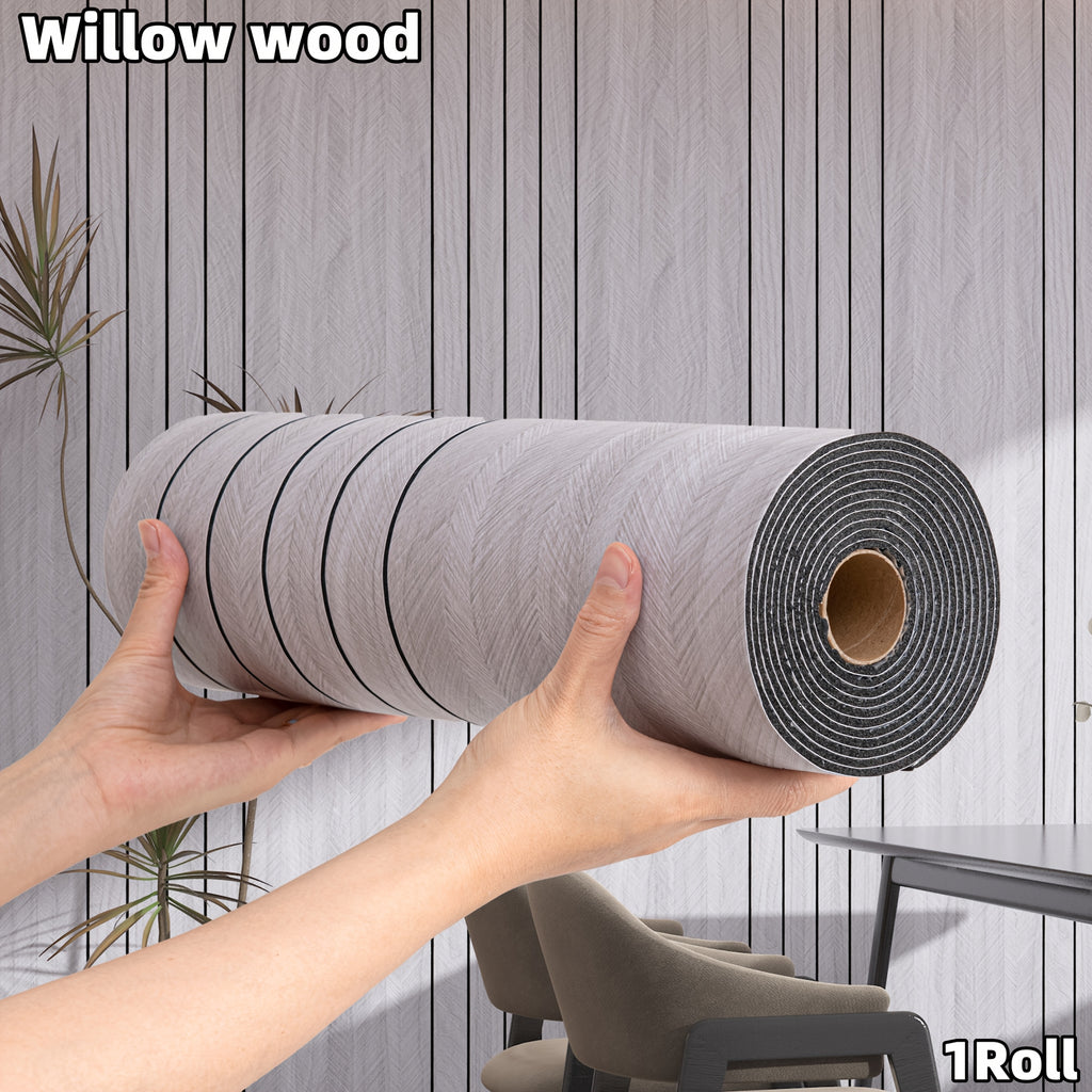 Bois De Saule / 1 Rouleau (40*300cm/15,7*118 pouces)