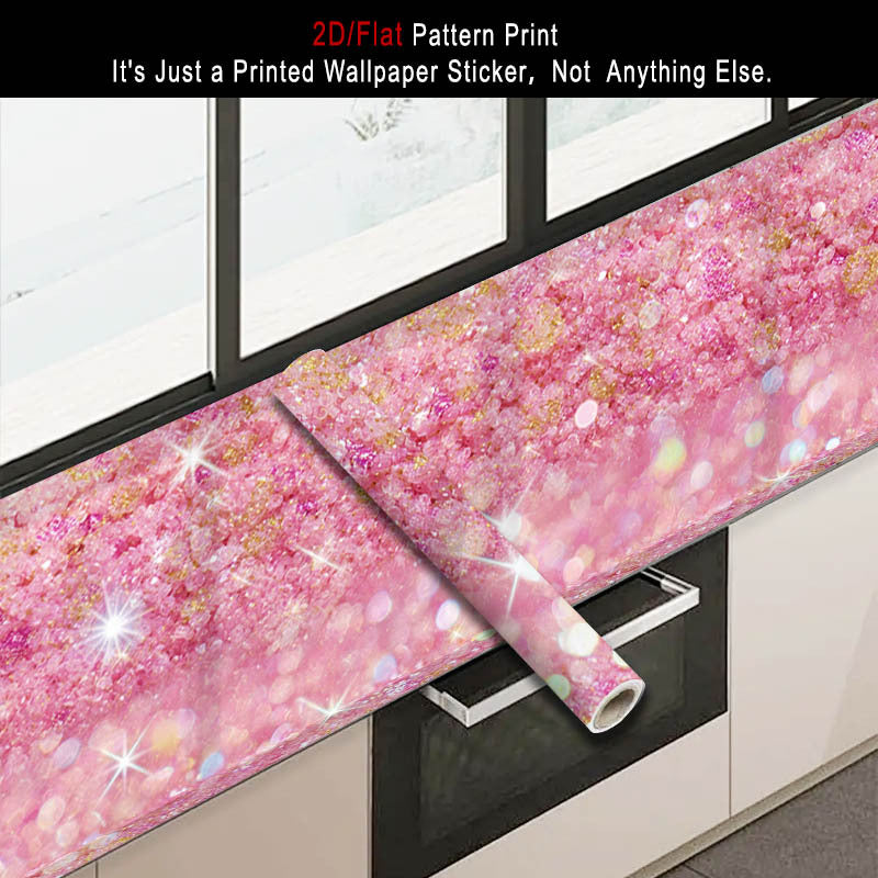 Papier peint adhésif en PVC à motif fleuri pour la cuisine amovible