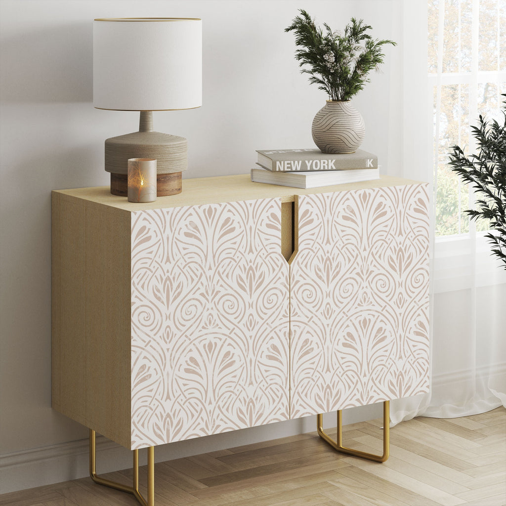 Papier peint adhésif en PVC à motif géométrique style scandinave amovible, pose en cours