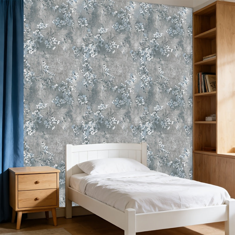 Papier peint à encoller à motif fleuri, épaisseur 0.55 mm
