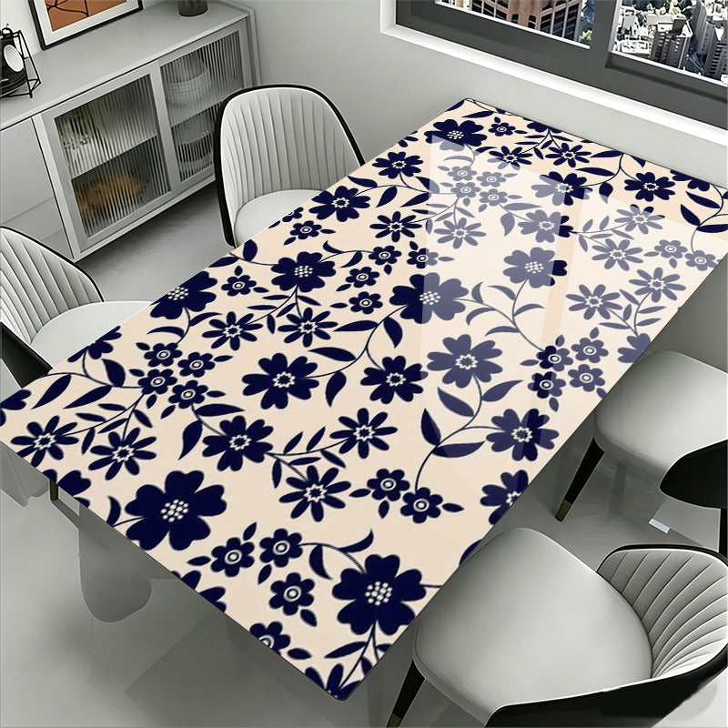 Papier peint adhésif en PVC à motif fleuri pour un bureau imperméable