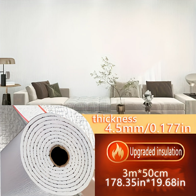 Papier peint adhésif texturé épaissi pour la cuisine à relief 3D de 9 mm, épaisseur 9 mm