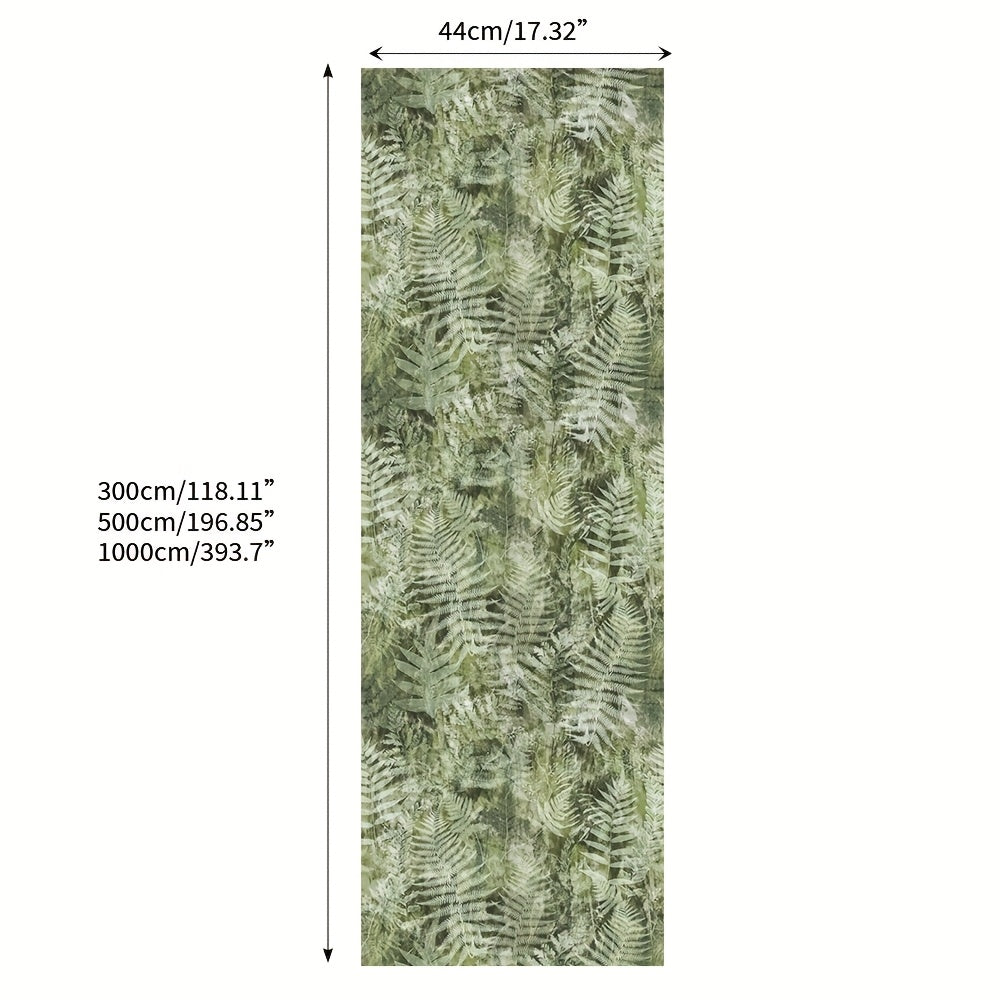 Papier peint adhésif en PVC à motif tropical esprit tropical amovible — matière : PVC