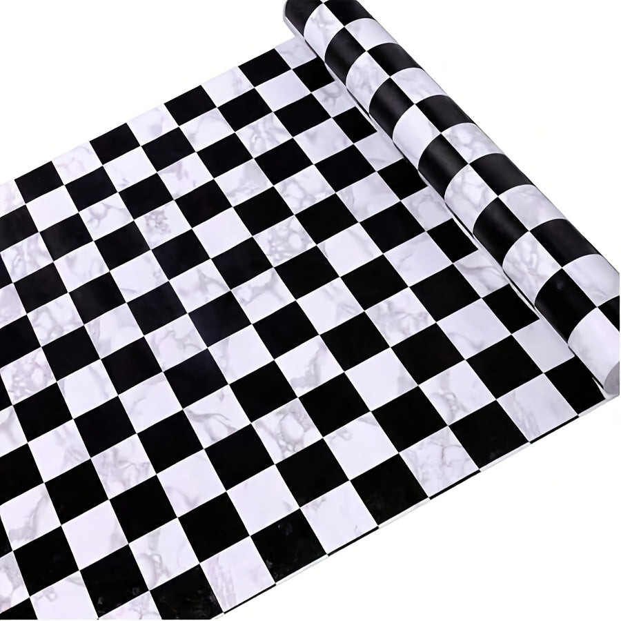 Papier peint adhésif en PVC effet marbre amovible