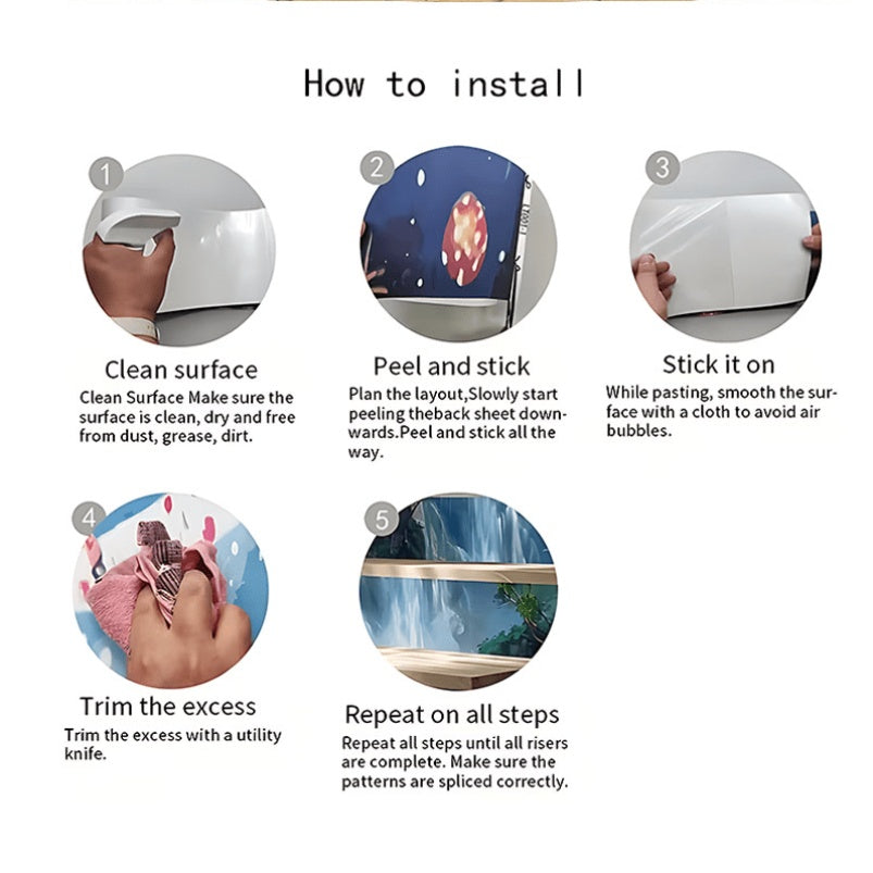 Dallage de pierre dorée en opus incertain, 13 contremarches