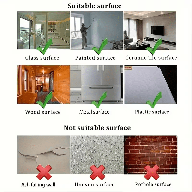 Papier peint adhésif en PVC à motif géométrique amovible de 1 mm, rendu sur un mur