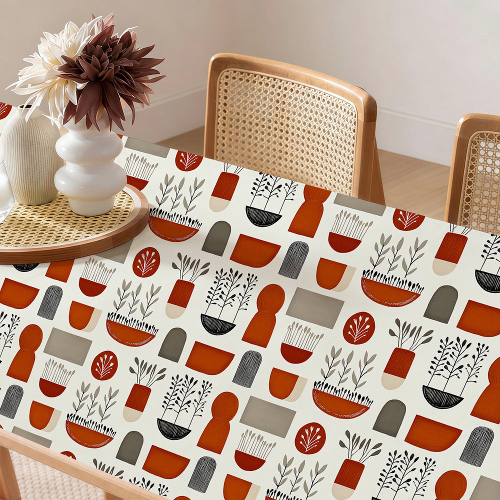 Papier peint adhésif en PVC à motif fleuri ligne contemporaine lavable