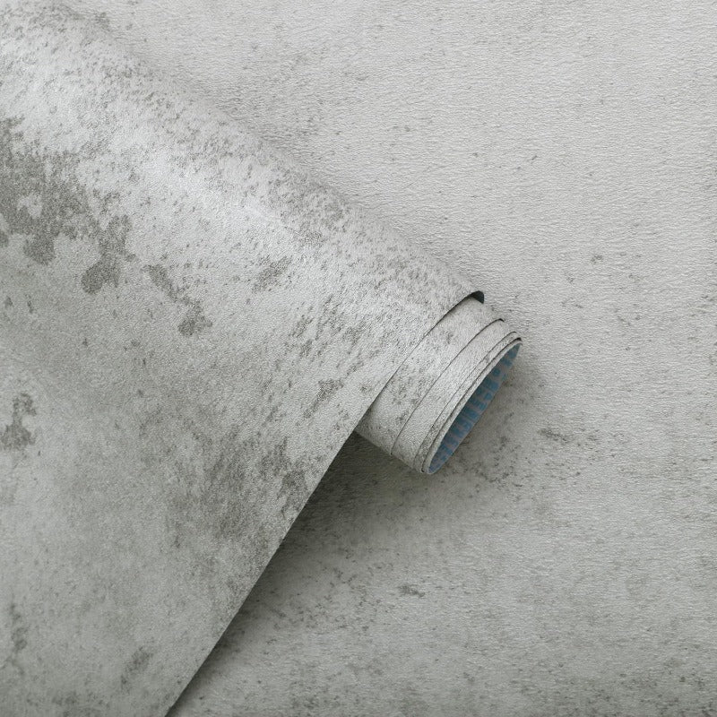 Papier peint béton gris foncé, dix mètres sans une jonction