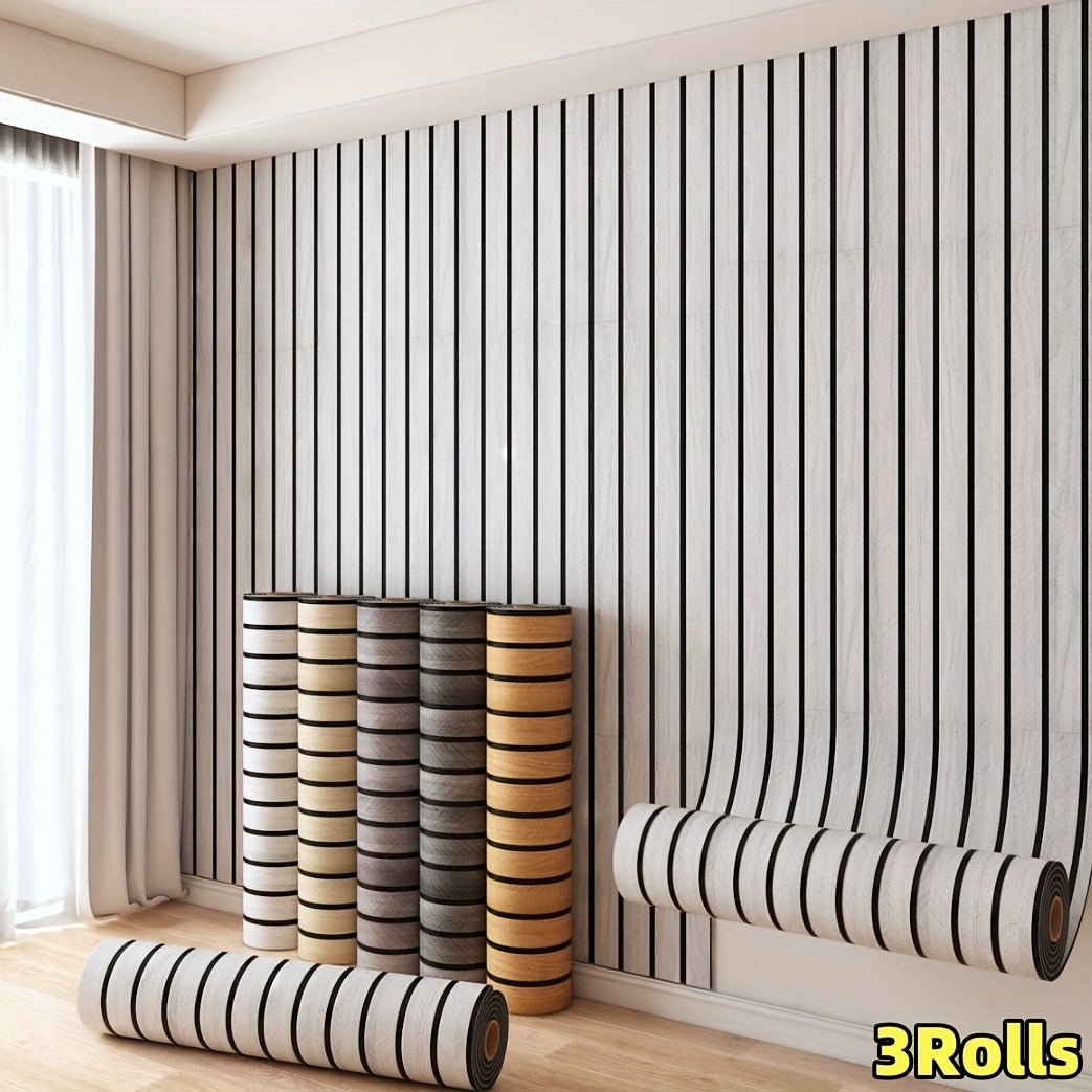 Bois de saule / 3 rouleaux (40 x 300 cm/15.74 x 118.11 pouces)