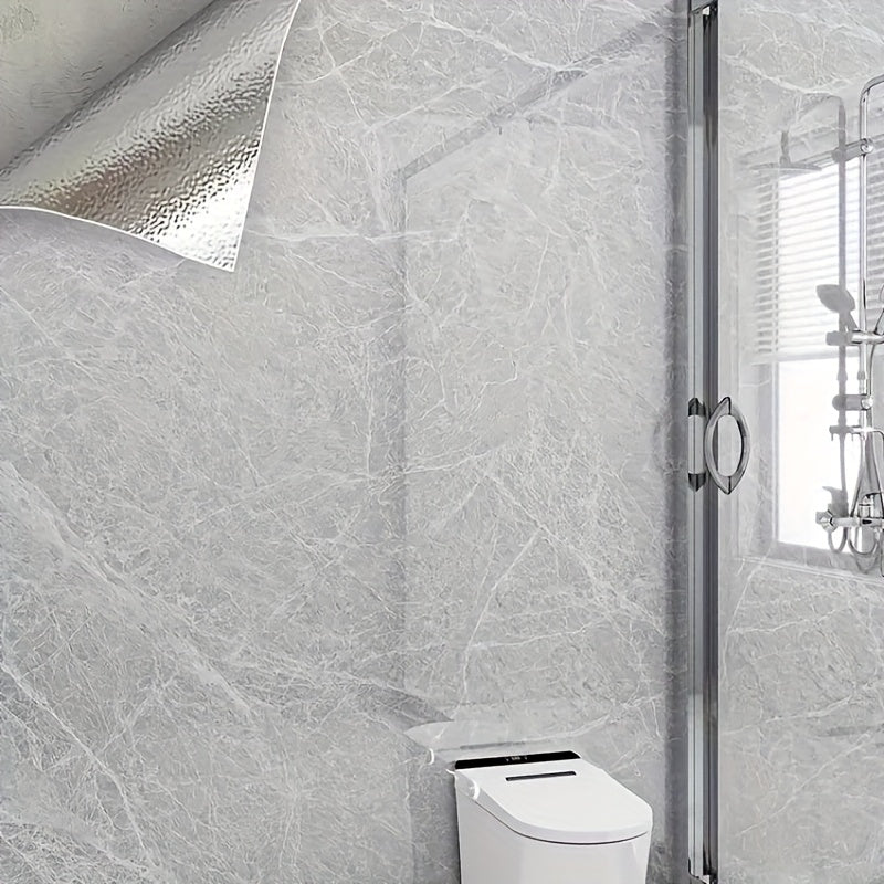 Papier peint adhésif en PVC texturé pour la salle de bain imperméable