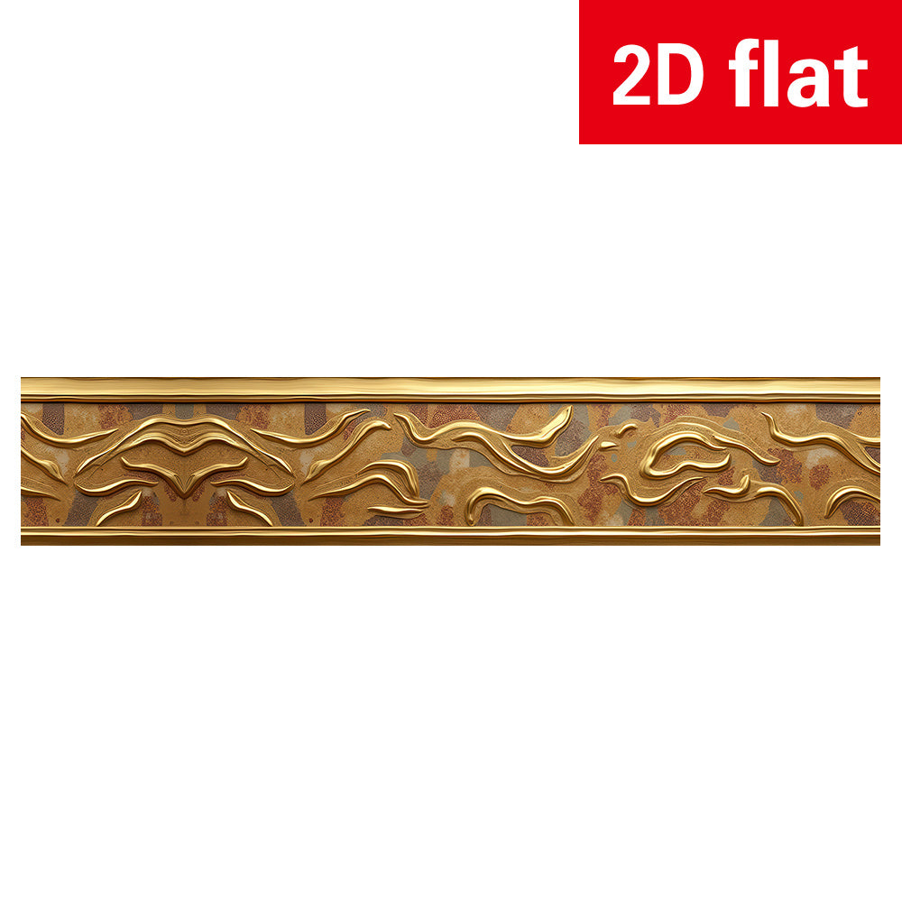 Papier peint en PVC effet bois en bordure pour la salle de bain amovible de 1