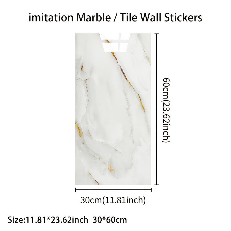 Papier peint effet marbre