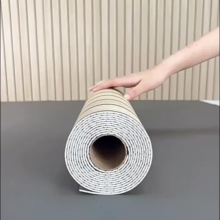 Papier peint bois à grain droit 2D, lé adhésif 40x300 cm