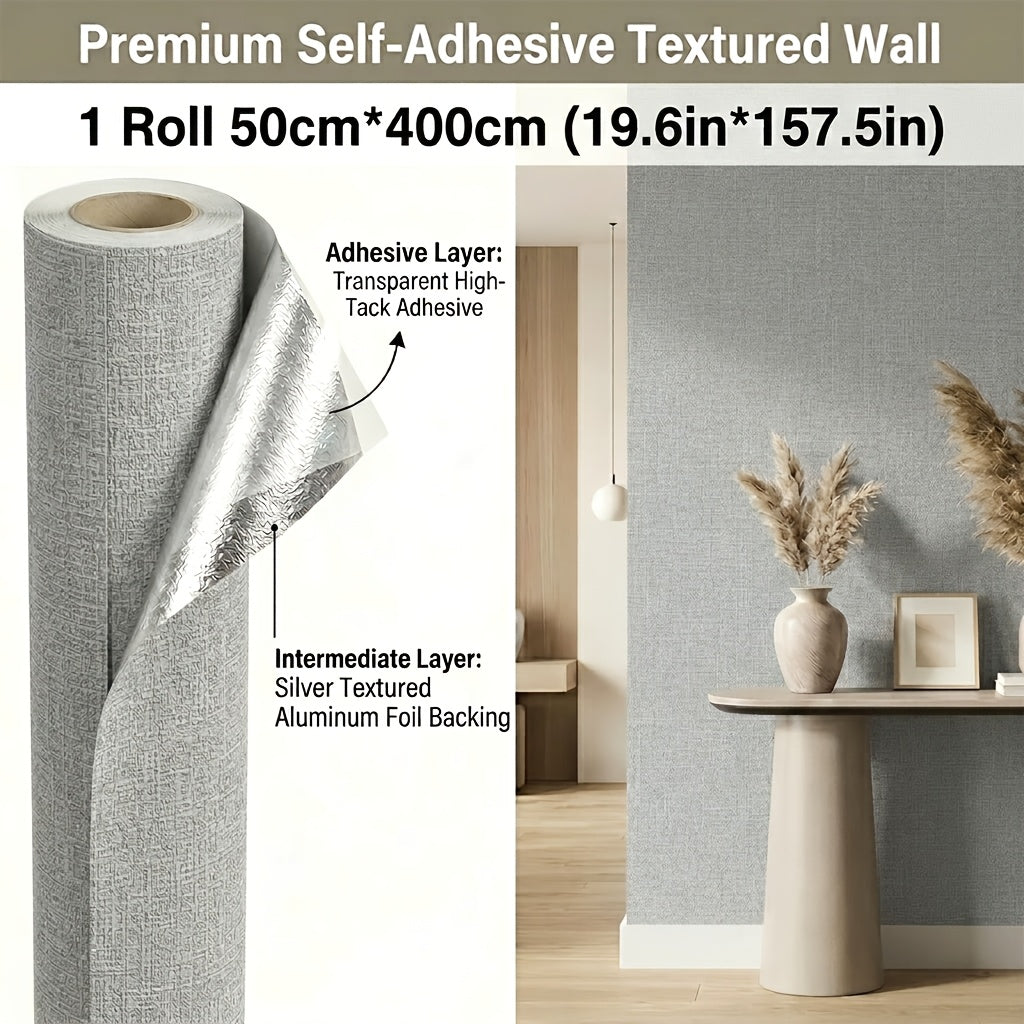 Gris Encre Linchuan 05 - Modèle Standard A / 50 cm * 400 cm / 19,69 po * 157,4 po
