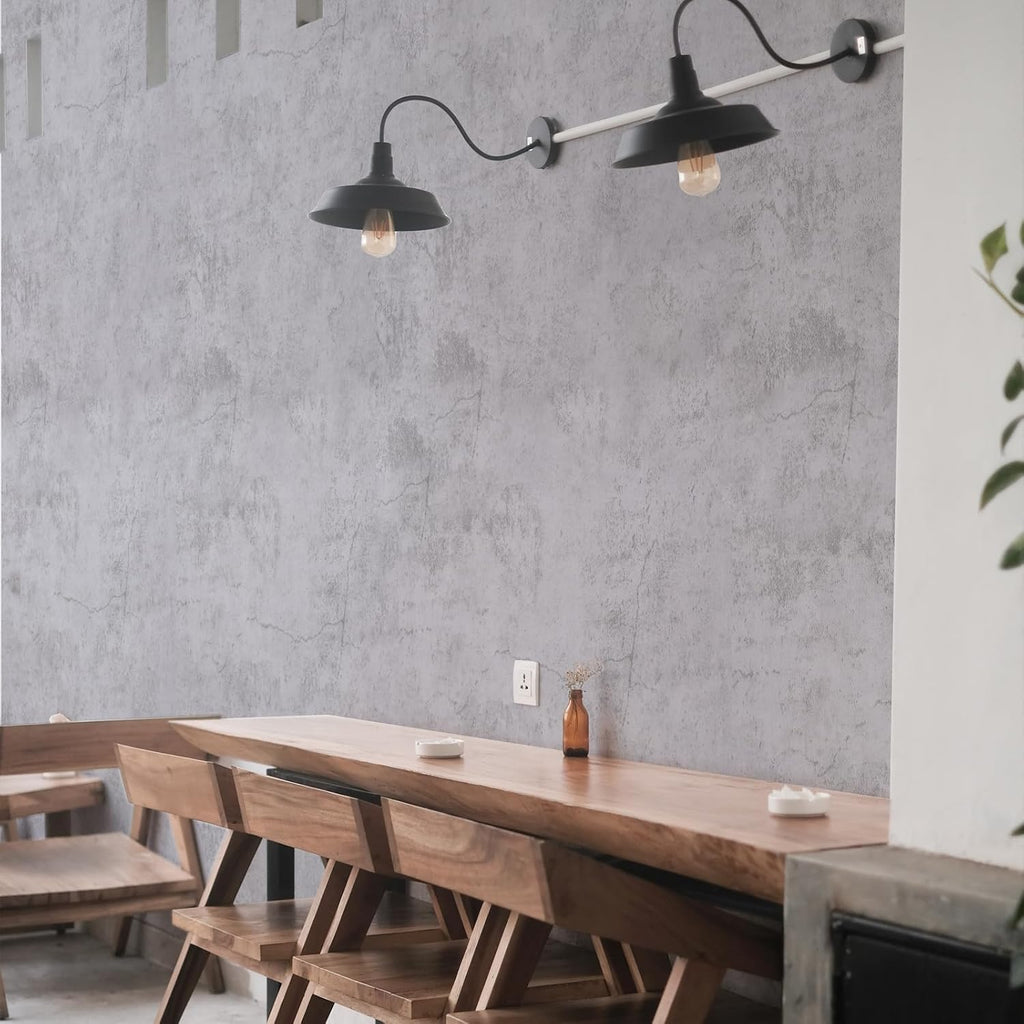Papier peint béton anthracite mat, pour un plan de travail