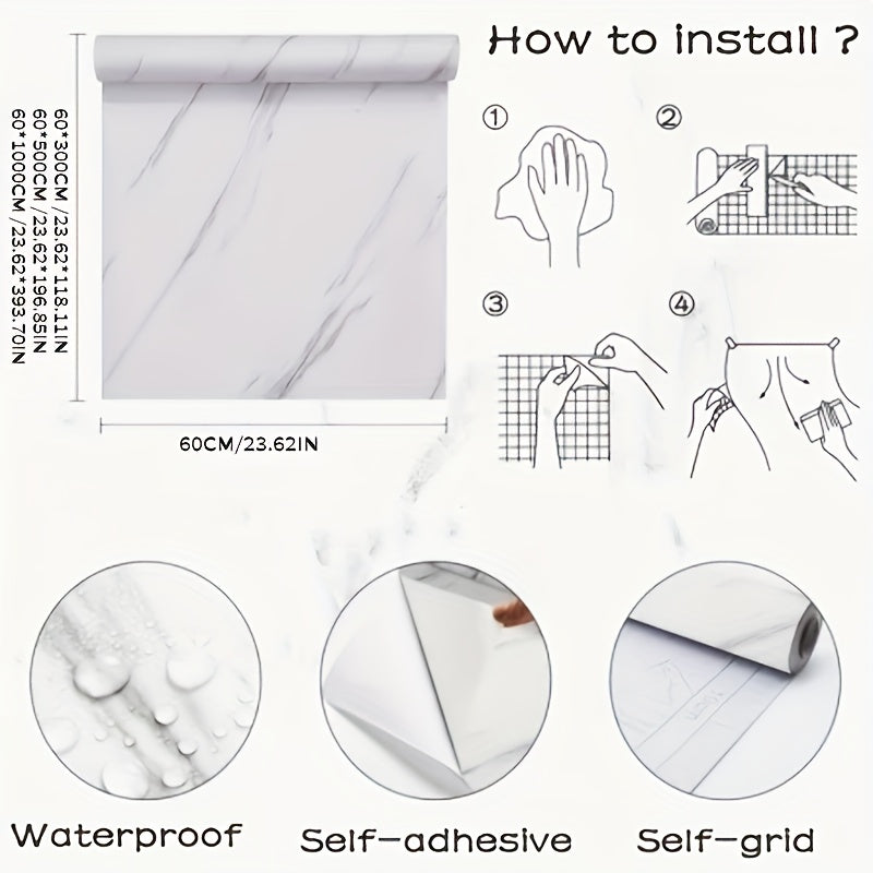 Papier peint béton anthracite mat, pour un plan de travail