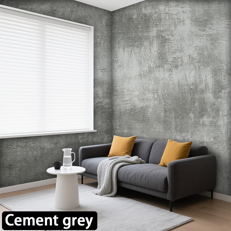 Papier peint auto-adhésif gris - Gris ciment