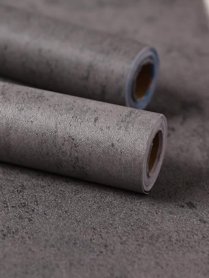 Papier peint béton gravé en taille-douce, grain très fin, vue de détail