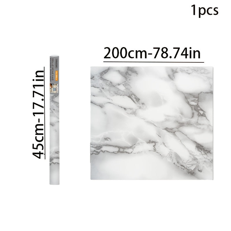 Papier peint Calacatta blanc, veines charbon et zéro doré