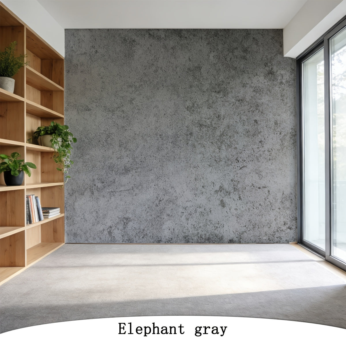 Gris Éléphant / 60*500cm / 23.62*196.85 pouces