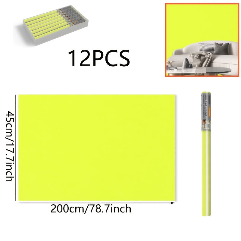 Papier peint uni, mise en situation Image